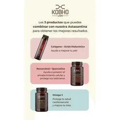 Kobho Labs Astaxantina + CoQ10 60 Cápsulas