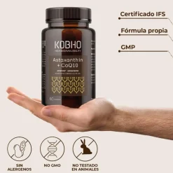 Kobho Labs Astaxantina + CoQ10 60 Cápsulas