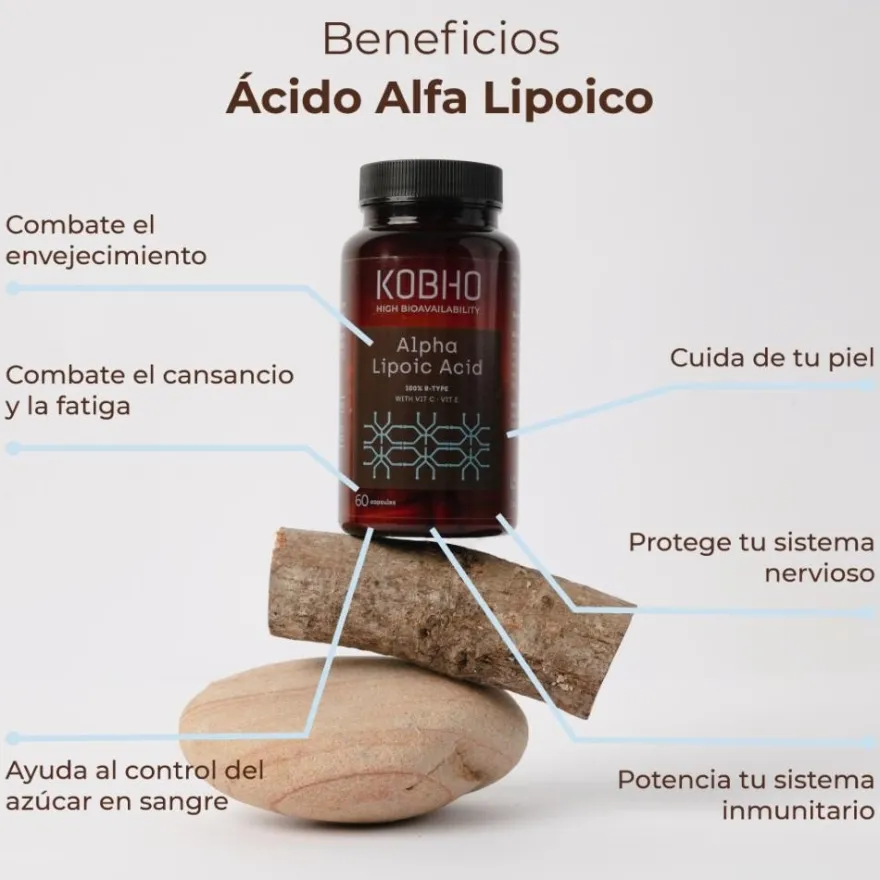 Kobho Labs Ácido Alfa-Lipoico 60 Cápsulas