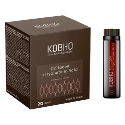 Kobho Labs Colágeno + Ácido Hialurónico Duplo 2x20 Viales