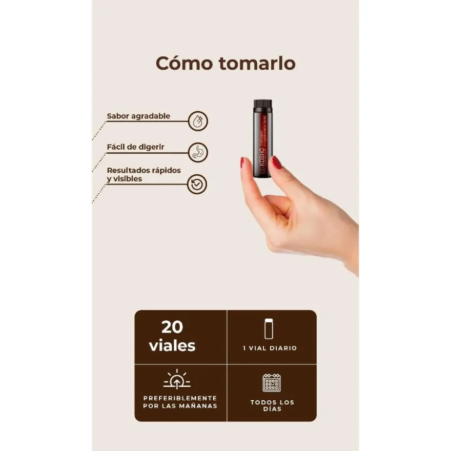 Kobho Labs Colágeno + Ácido Hialurónico 20 Viales