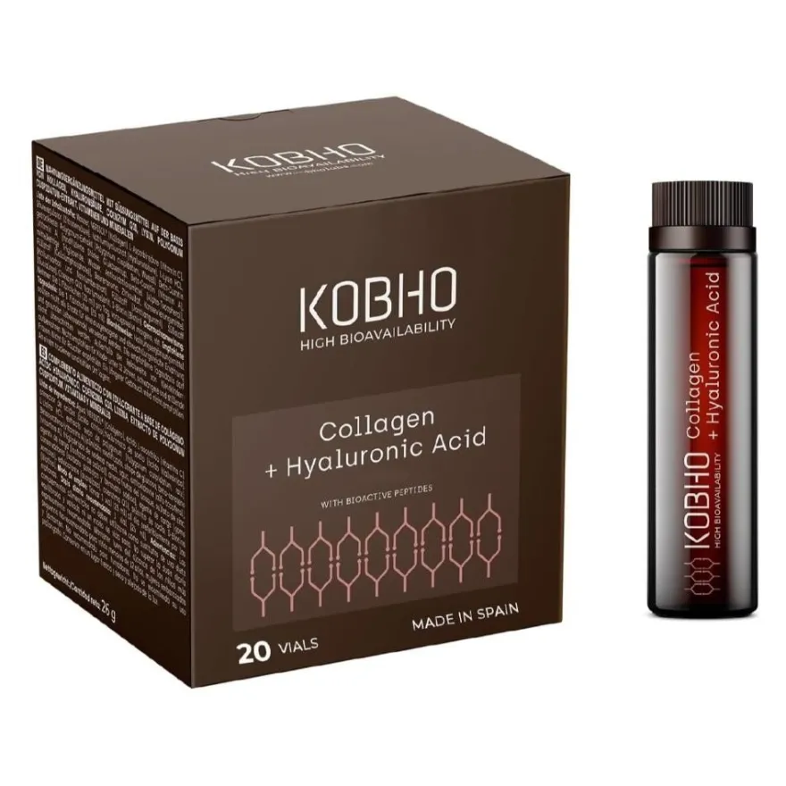 Kobho Labs Colágeno + Ácido Hialurónico 20 Viales