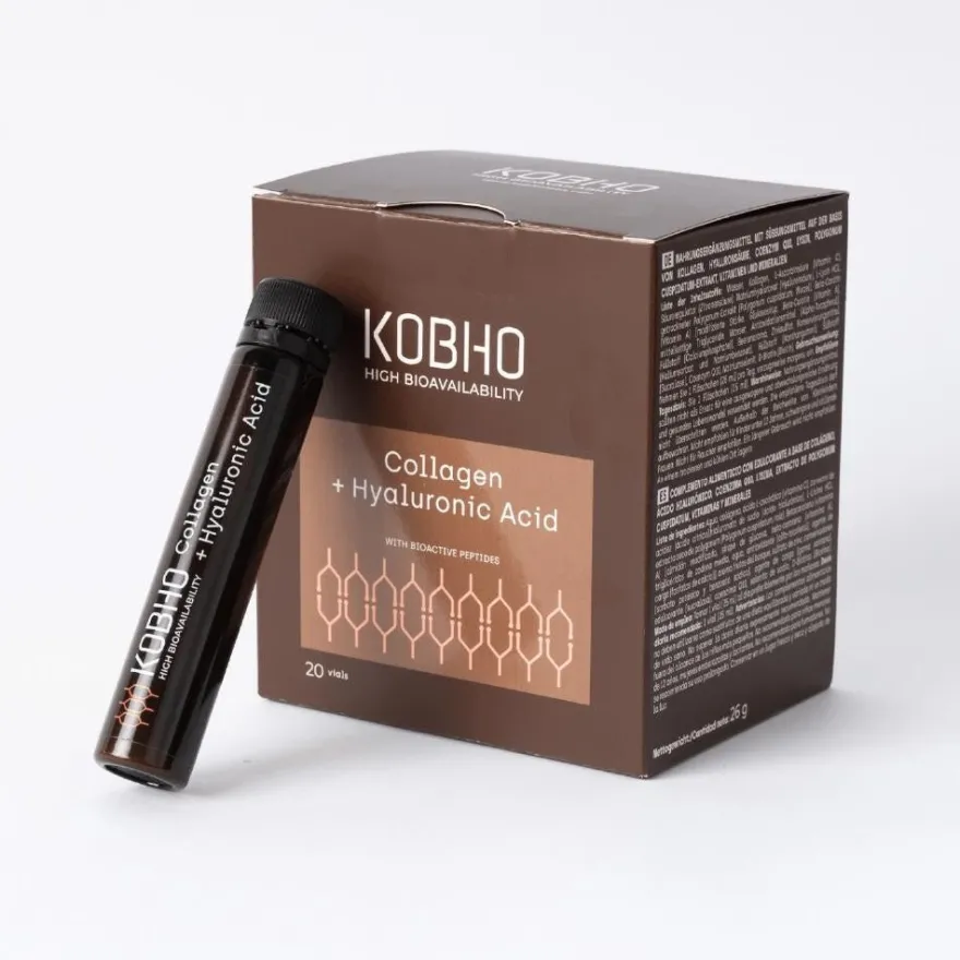 Kobho Labs Colágeno + Ácido Hialurónico 20 Viales