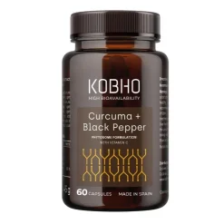 Kobho Labs Cúrcuma + Pimienta Negra 60 Cápsulas