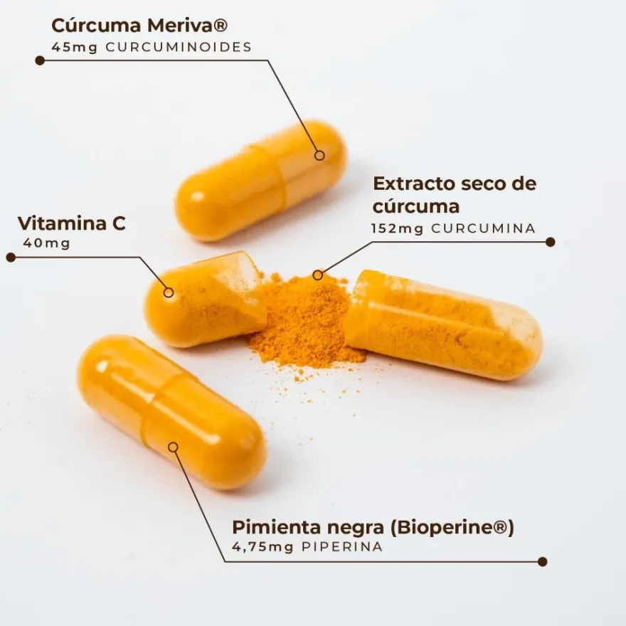 Kobho Labs Cúrcuma + Pimienta Negra 60 Cápsulas