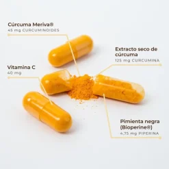 Kobho Labs Cúrcuma + Pimienta Negra 60 Cápsulas