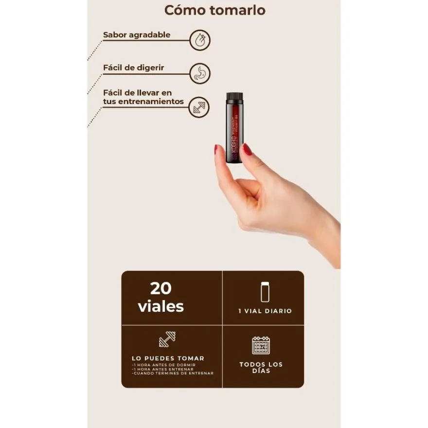 Kobho Labs Magnesio + Vitamina B6 DUPLO 2x20 Viales
