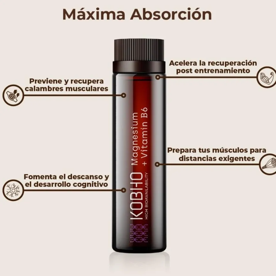 Kobho Labs Magnesio + Vitamina B6 20 Viales
