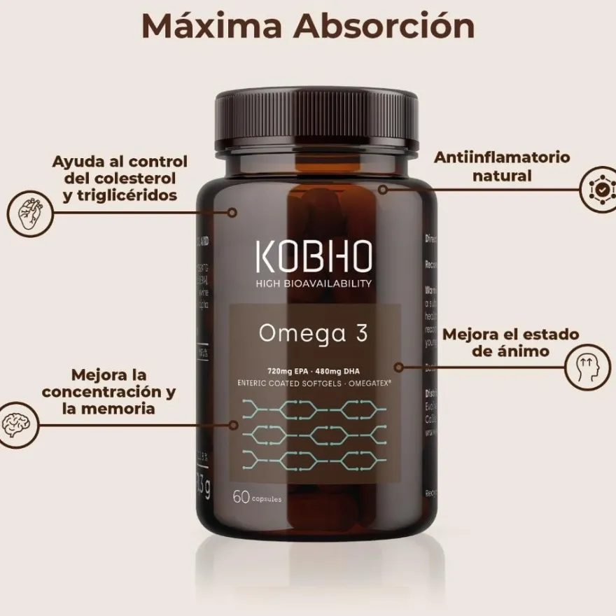 Kobho Labs Omega 3 60 Cápsulas