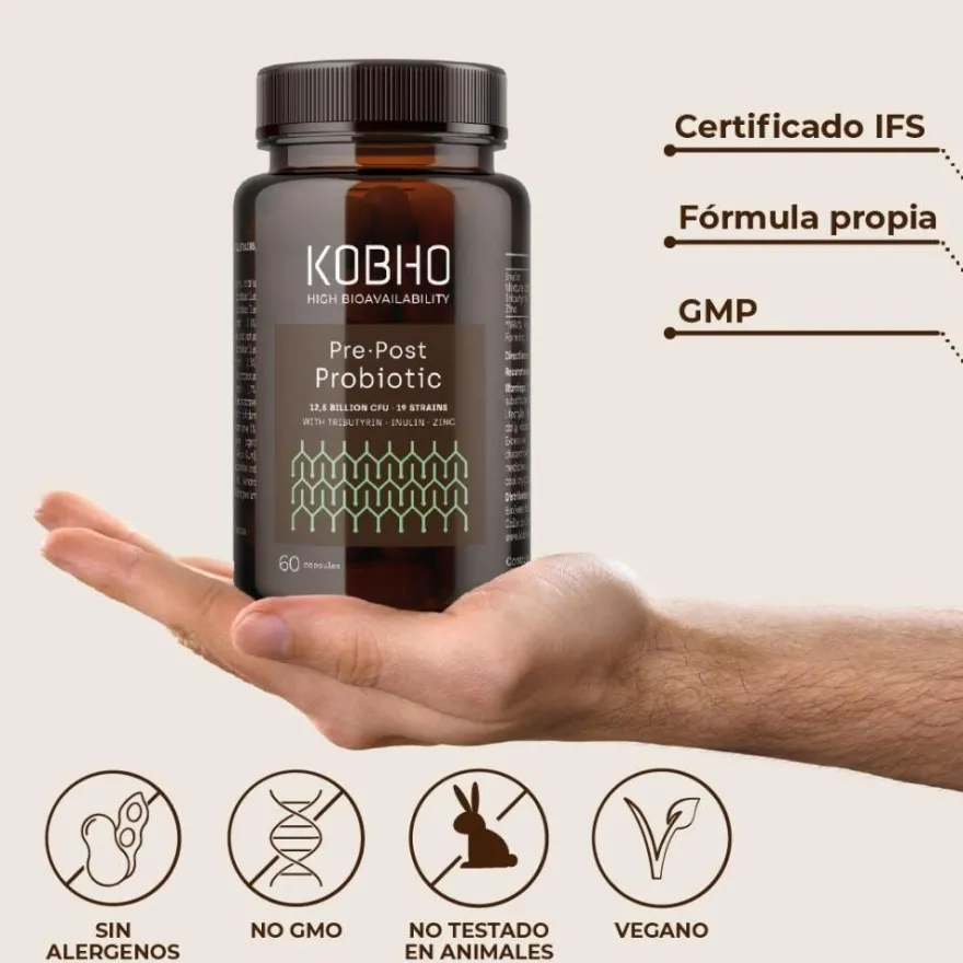 Kobho Labs Pre-Post Probiótico 90 Cápsulas