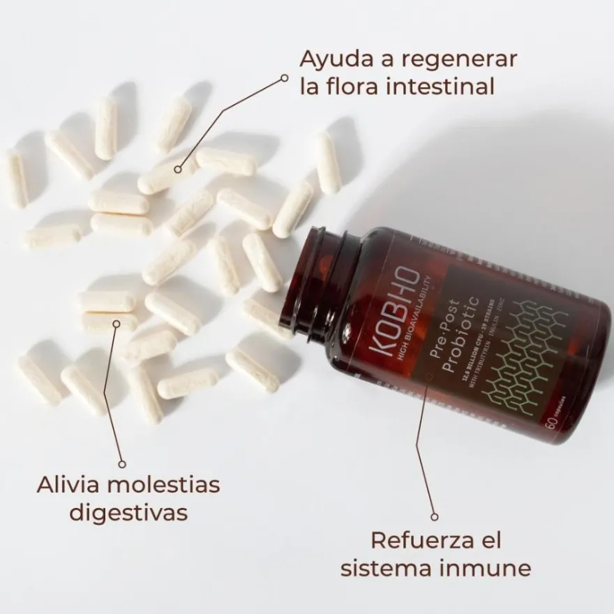 Kobho Labs Pre-Post Probiótico 60 Cápsulas