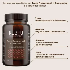 Kobho Labs Trans Resveratrol + Quercetina 60 Cápsulas