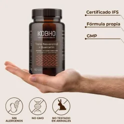 Kobho Labs Trans Resveratrol + Quercetina 60 Cápsulas
