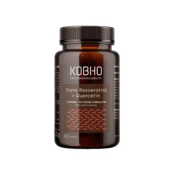 Kobho Labs Trans Resveratrol + Quercetina 60 Cápsulas
