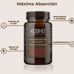 Kobho Labs Trans Resveratrol + Quercetina 60 Cápsulas