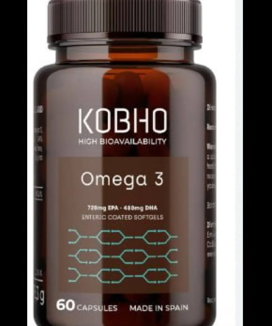 Kobho Omega 3 Suplementación Cardiovascular 90 Cápsulas