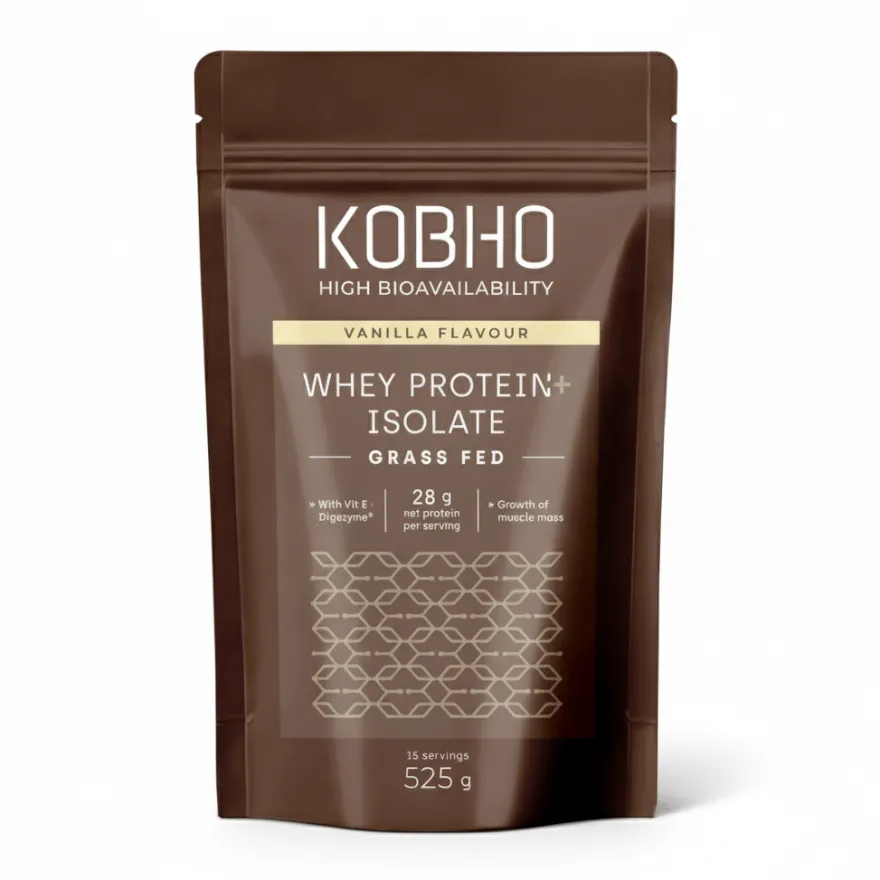 Kobho Proteína Whey Aislada Vainilla 525g