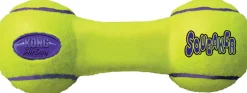 KONG ASDB1 AirDog Squeaker Dumbbell Juguete para Masticar Amarillo 1 ud