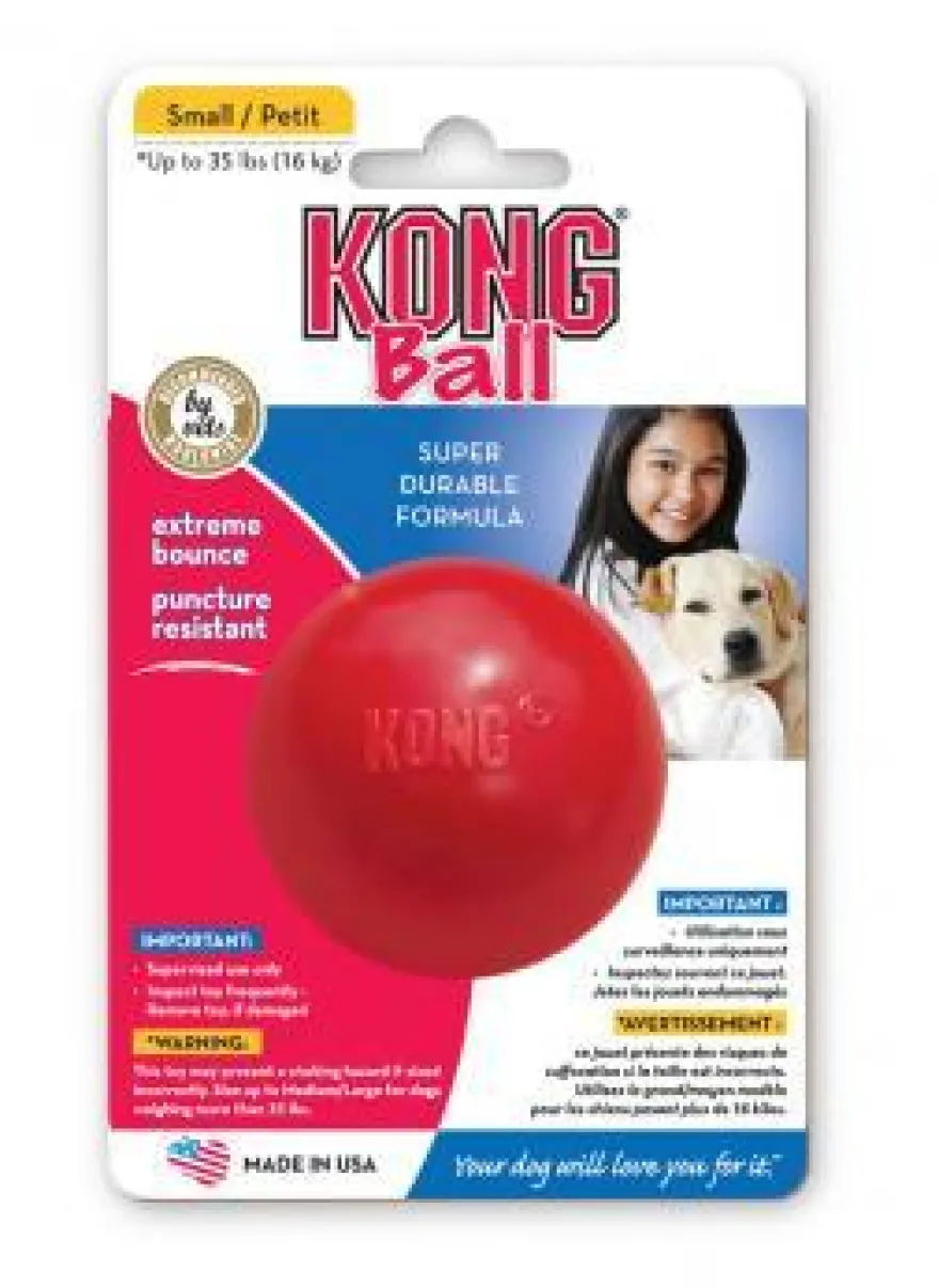 Kong Ball Pequeña Roja 130g