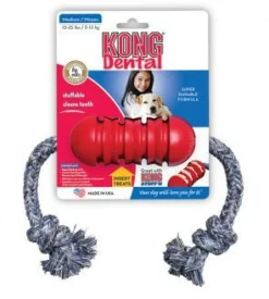 Kong Dental Medium Juguete Rojo 238g