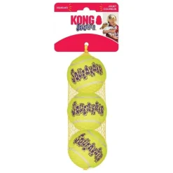 Kong SqueakAir Pelotas Amarillas 3 ud