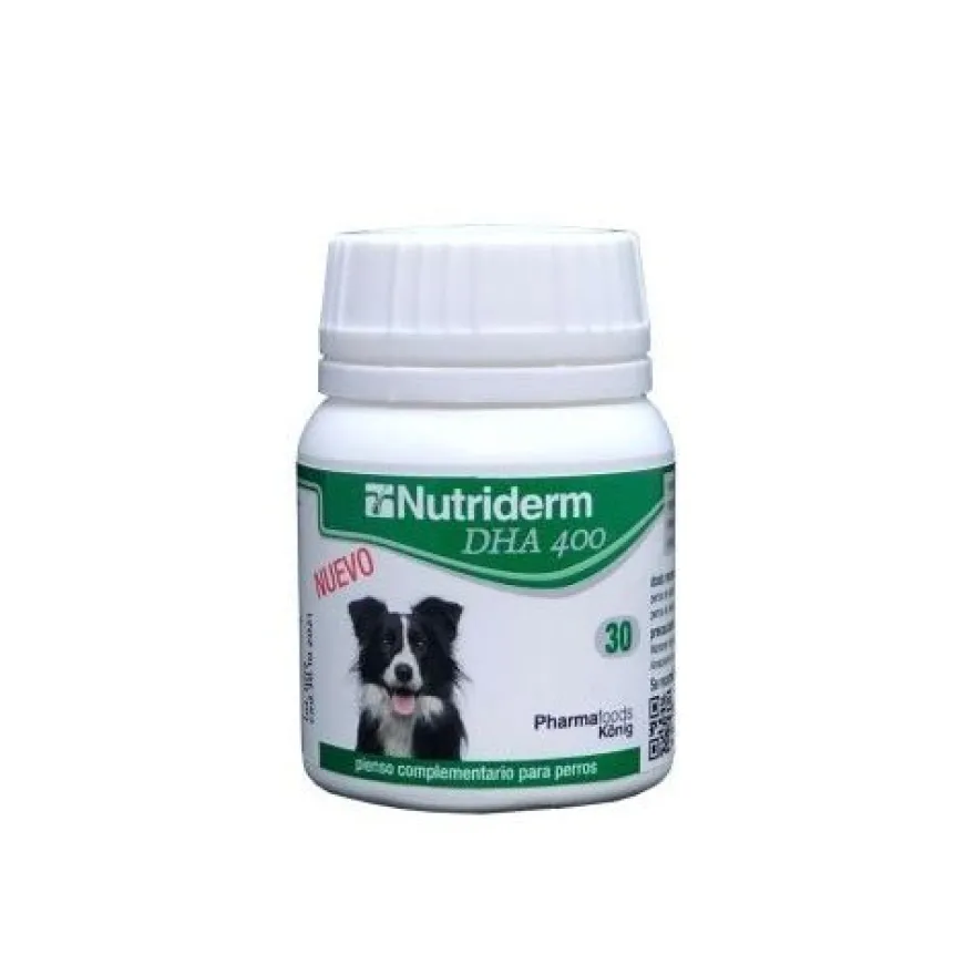 Konig Nutriderm DHA Suplemento para Perros 30 cápsulas