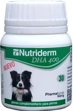 Konig Nutriderm DHA Suplemento para Perros 30 cápsulas