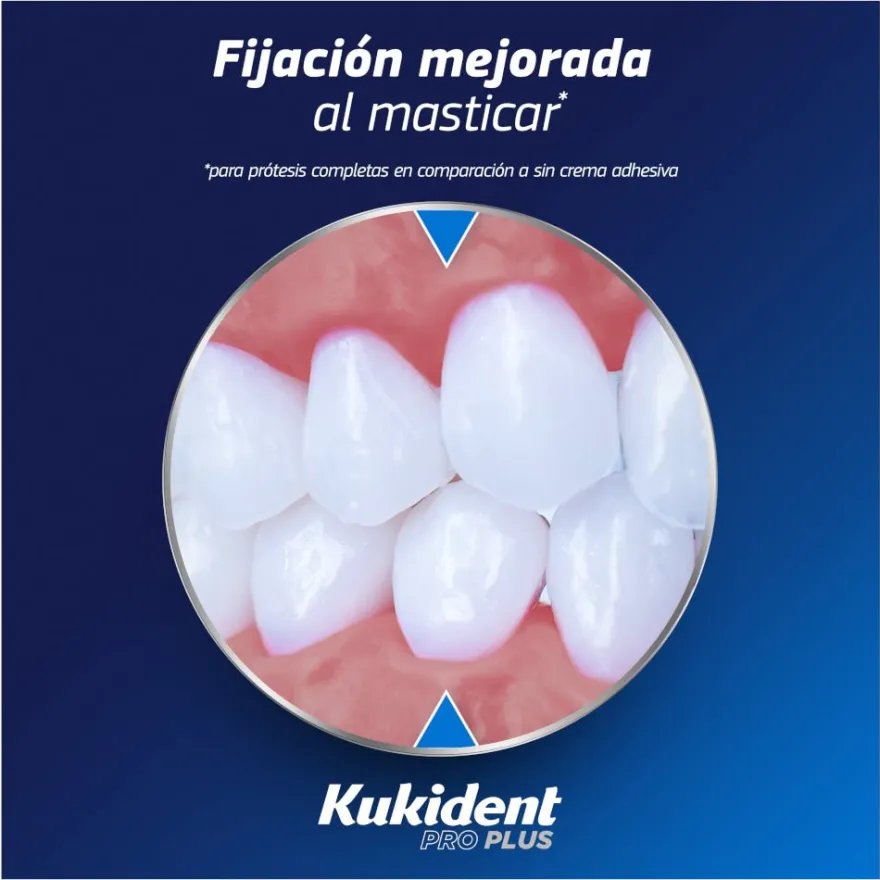 KUKIDENT Pro Plus Firmeza al Masticar Duplo 2x40g