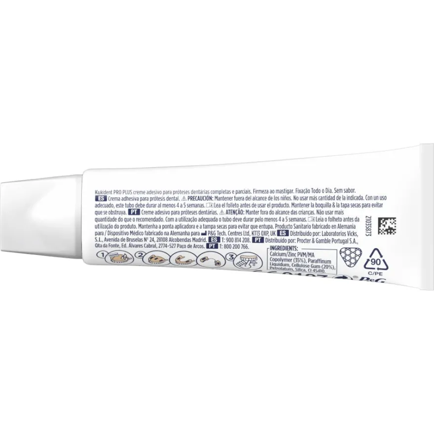 KUKIDENT Pro Plus Firmeza al Masticar Duplo 2x40g