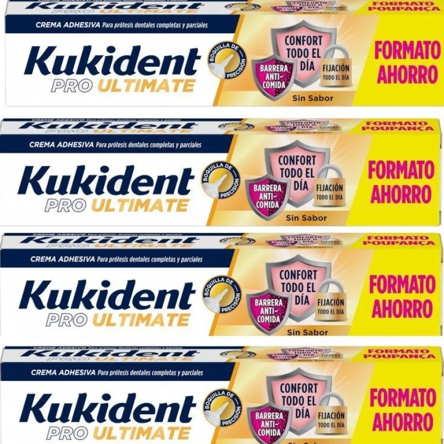 KUKIDENT Pro Ultimate Sin Sabor Cuádruplo 4x57 g
