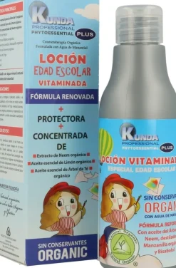 Kunda Loción Vitaminada Edad Escolar 250 ml