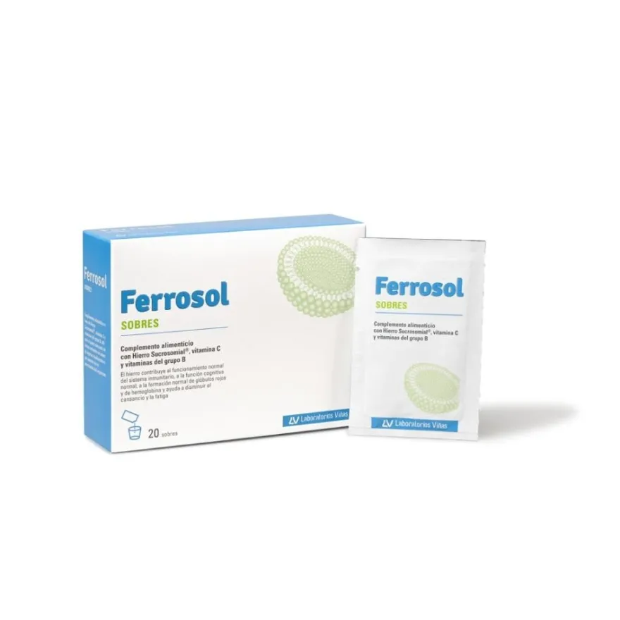 Laboratorios Viñas Ferrosol 20 Sobres