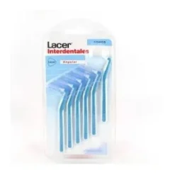 Lacer Cepillo Interdental Cónico Angular Blanco-Azul 6 uds