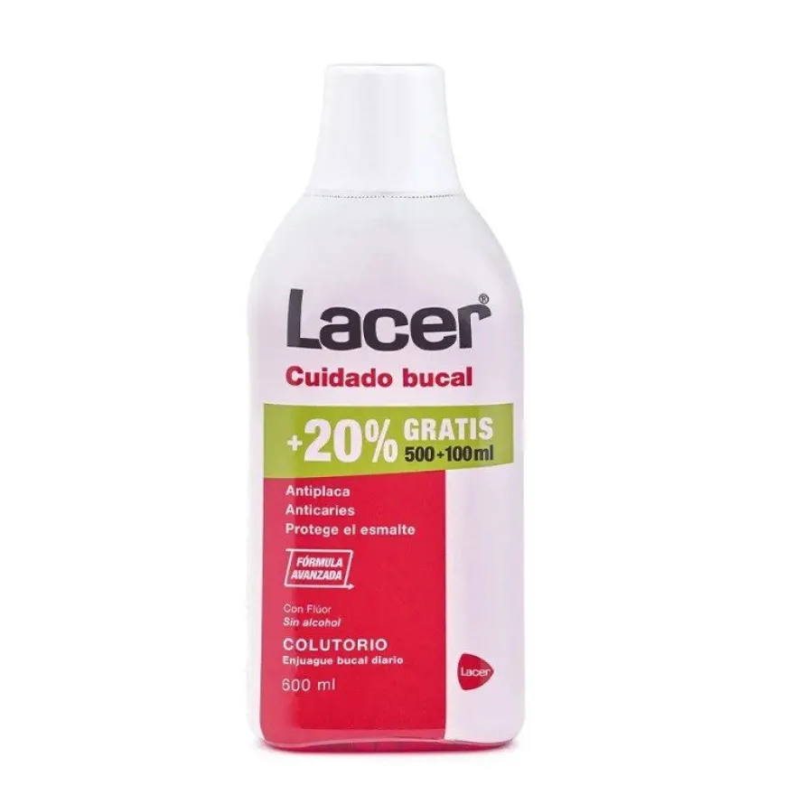 LACER Colutorio Anticaries Sin Alcohol 600ml