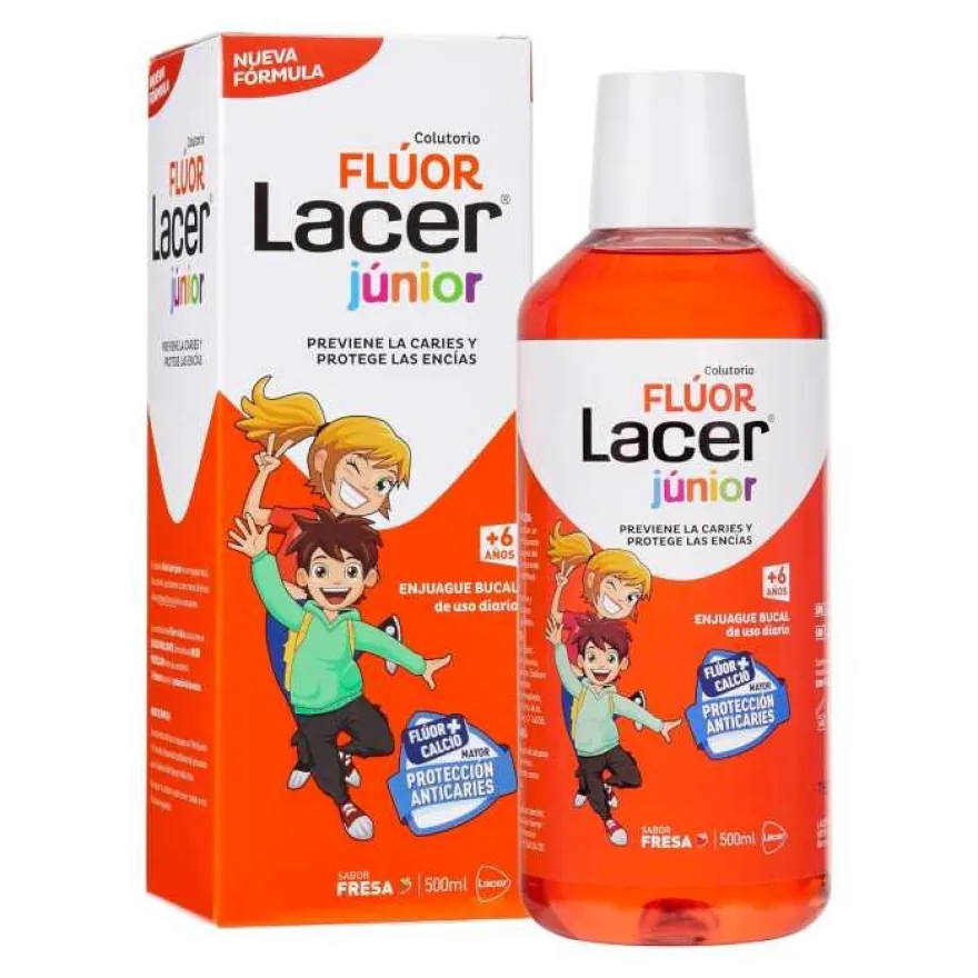 Lacer Colutorio Fluor Diario 0,05% Fresa 500ml