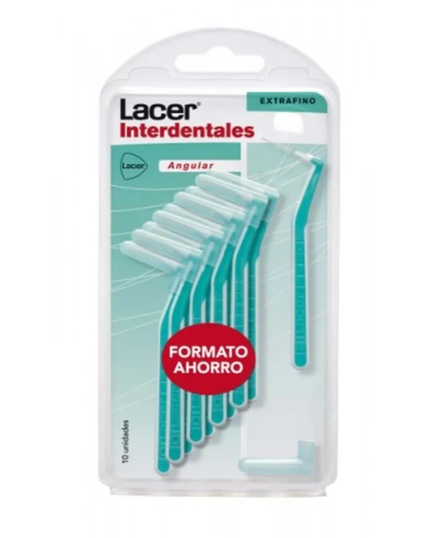 LACER Interdental Angular Extrafino 10 Unidades