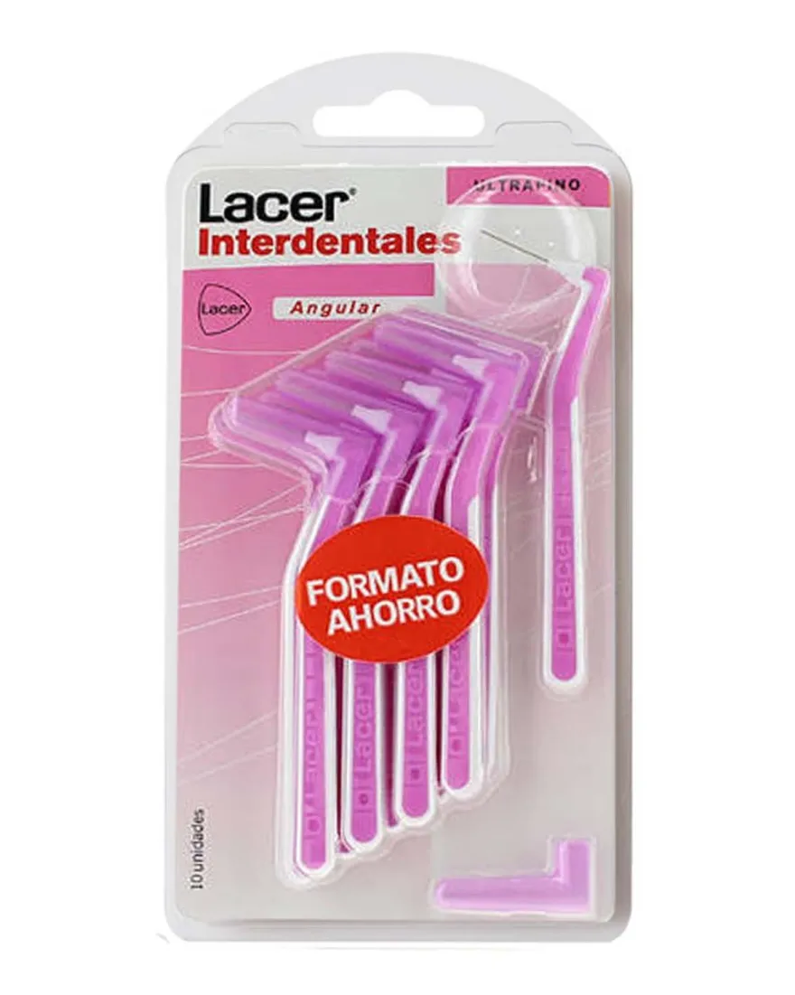 LACER Interdental Angular Ultrafino 10 Unidades