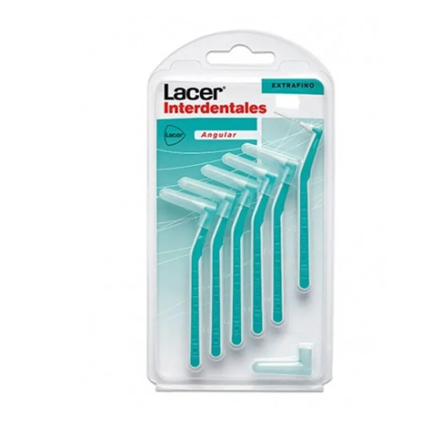 LACER Interdental Extrafino Angular 6 unidades