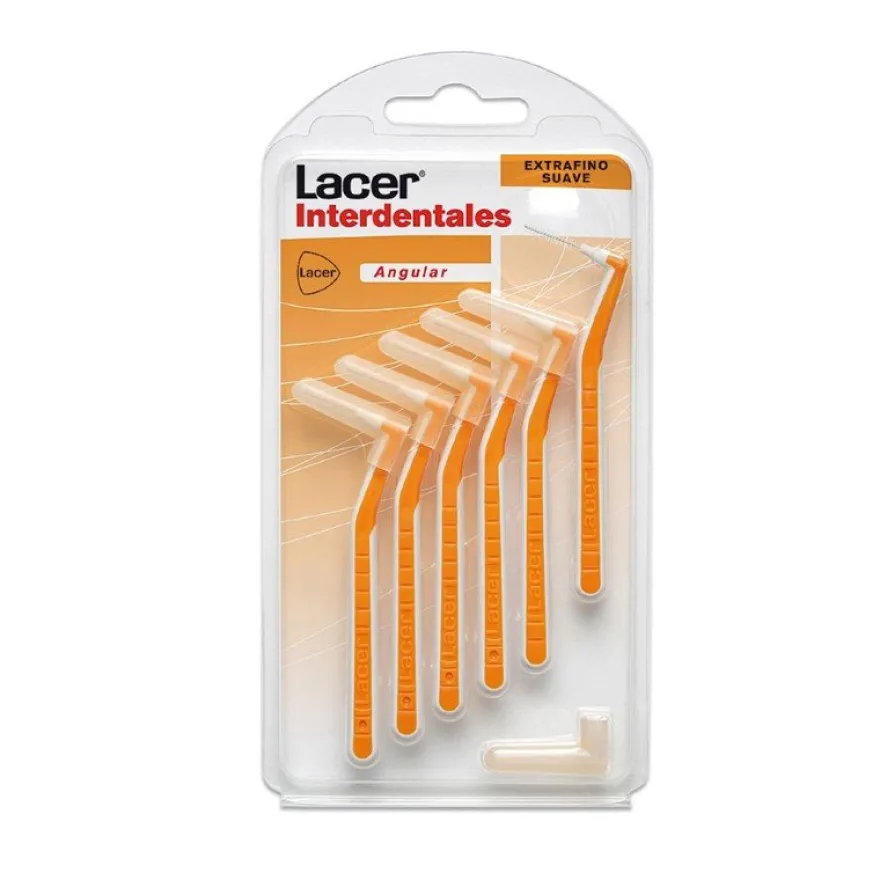 LACER Interdental Extrafino Angular Suave 6 unidades