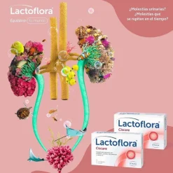 LACTOFLORA Ciscare Probiótico Arándano Rojo 2x30 caps【PACK AHORRO】