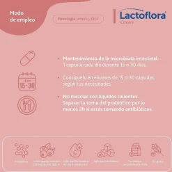 LACTOFLORA Ciscare Probiótico Arándano Rojo 30 caps + Protector Íntimo 20 caps