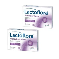 LACTOFLORA Protector Íntimo 2x20 Caps【PACK AHORRO】