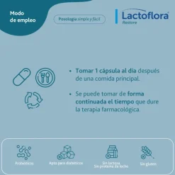 LACTOFLORA Restore Adultos 20 Cápsulas