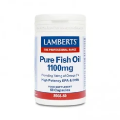 Lamberts Aceite de Pescado Puro 1100 mg 60 Cápsulas