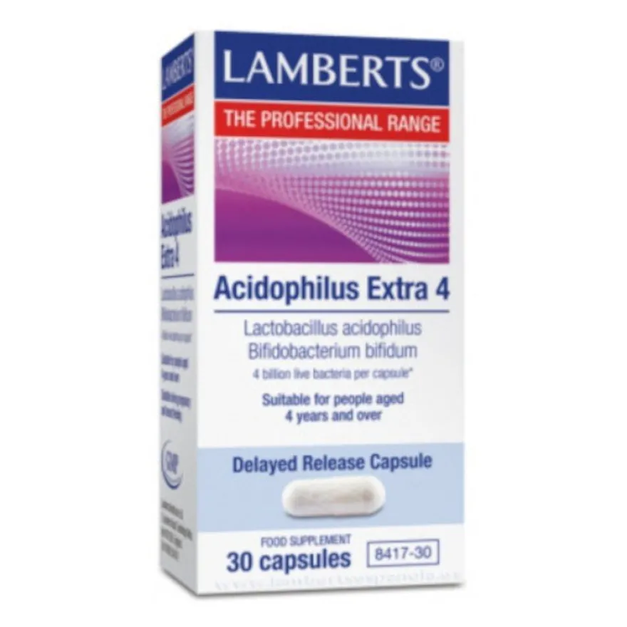 Lamberts Acidophilus Extra 4 30 Cápsulas