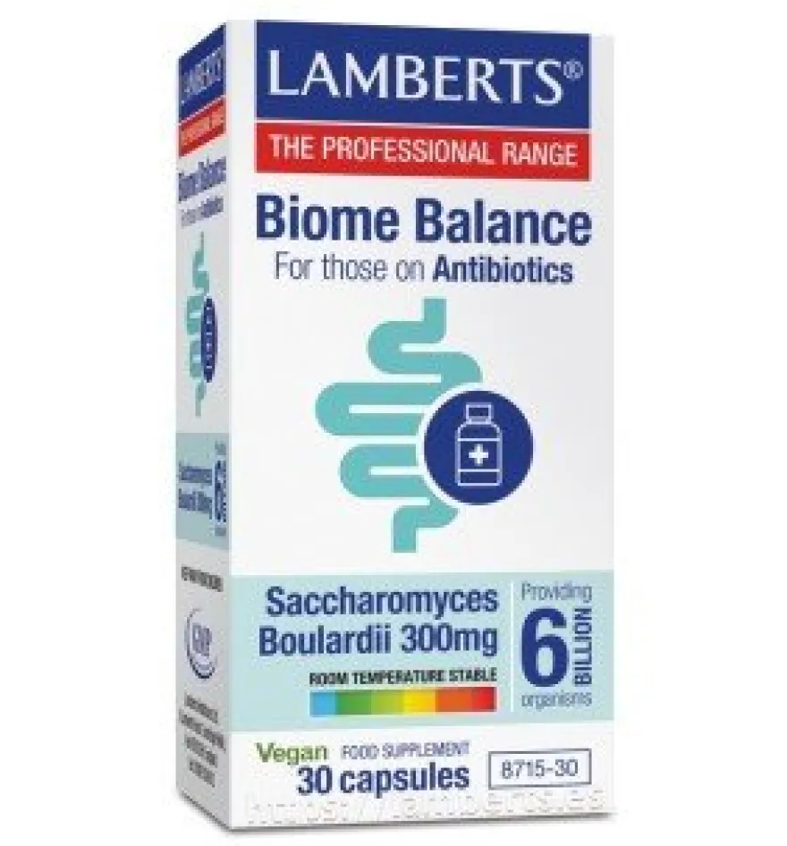 Lamberts Biome Balance Antibiotics Cápsulas 30 ud