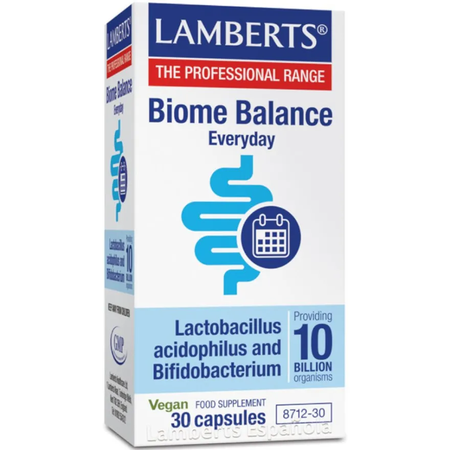 Lamberts Biome Balance Everyday Probiótico Diario 30 Cápsulas
