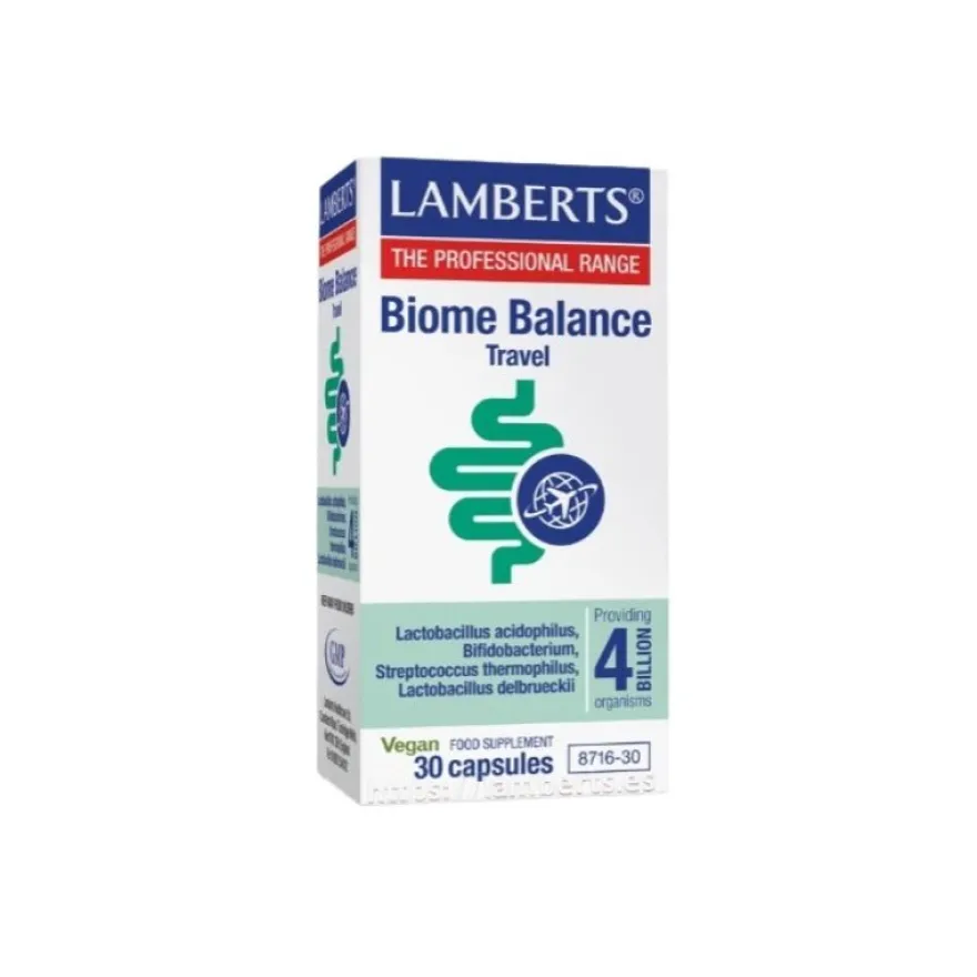 Lamberts Biome Balance Travel 30 Cápsulas
