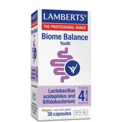 Lamberts Biome Balance Youth Probiótico Juventud 30 Cápsulas
