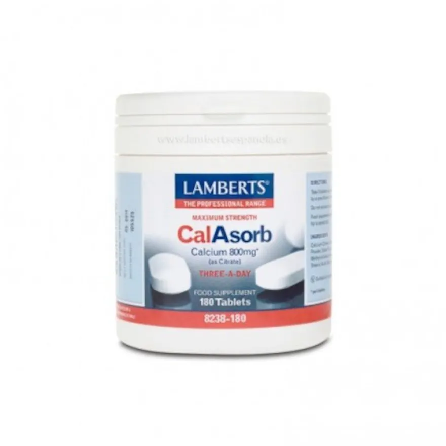Lamberts Calasorb Citrato de Calcio 800 mg 180 Comprimidos